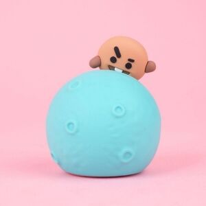 Miniso KPOP BTS BT21 Line Friends Shooky Suga Planet LED Night Light Figurine